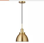 Meyer&cross Madison 1-LIGHT Brass Pendant With Metal Shade. Fixed Price $15.00.