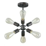 Home Decorators Collection 6-LIGHT Bronze Sputnik Semi-flush Mount. Fixed Price $34.00.