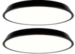 Cotulin 12 Inch Black Metal Led Flush Mount Ceiling LIGHT,2 Pack 5000K Daylight. Fixed Price $36.95.