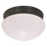 Nuvo Lighting 8" Mushroom Frosted Glass, Mahogany Bronze 60-2643. Fixed Price $34.99.