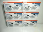 Lot Of 6 Sylvania 2 Pack Led Recessed Light Fixture RT4 50W 4" White W/ Adaptor. Fixed Price $79.95.