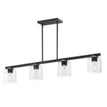 Maxim 21236CLBK Scoop 4 Light Linear Pendant-black. Fixed Price $418.00.