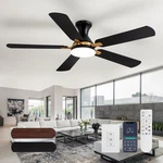 Crossio 52" Modern Ceiling Fans With Lights And Remote Control/app Blades B.... Fixed Price $137.02.