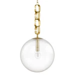 Corbett Lighting 374-18 Nessa 18"W Pendant Brass. Fixed Price $1534.00.