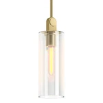 Kohler Lighting 35876-PE01 Crue 5"W Mini Pendant Brushed Moderne Brass. Fixed Price $245.10.