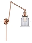 Innovations Lighting 238-AC-G182-LED Canton Swing Arm, Antique Copper. Fixed Price $116.92.