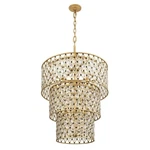 Varaluz Windsor Lt 3-TIER Chandelier, Gold/black/clear Crystal 345C13FGMB. Fixed Price $5699.00.