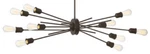 Dainolite NEB-3910HP-ES Nebraska Light 39" Wide Linear Chandelier- Espresso. Fixed Price $149.87.