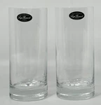 Ser Of 2 Luigi Bormioli Accademia Tall Beverage High Tech Crystal Glasses, Italy. Fixed Price $24.99.