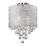 Dainolite Tahnee Light Crystal Flush, Chrome/silver Organza TAH-122FH-PC. Fixed Price $156.80.