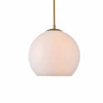 Elegant Lighting LD2213 Baxter 10"W Pendant - White. Fixed Price $102.00.