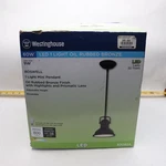 Westinghouse Lighting Led Mini Pendant Oil Rubbed Bronze E26 63082A. Fixed Price $31.87.