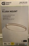 Commercial Electric Brushed Nickel Oval Flush Mount - Inch (DC032LED). Fixed Price $70.99.