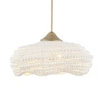 Uttermost Biddeford 5 Light White Beaded Pendant - 21631. Fixed Price $1584.00.