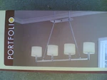 Nib Nice Kitchen Island 4-LITE Pendant Ceiling Light (brushed Nickel Finish). Fixed Price $149.99.