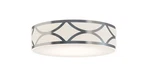 Afx LAKF20MB Lake 3 Light 20"W Flush Mount Drum Ceiling Fixture - White. Fixed Price $255.00.