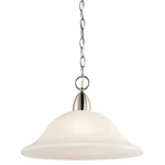 Kichler 42881NI - Light Nicholson 16" Wide Dome Shaped Pendant Brushed Nickel. Fixed Price $89.99.