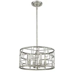 Acclaim Lighting IN21131 Silver Amoret 4-LIGHT 16"W Pendant. Fixed Price $200.00.
