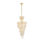 Elegant Lighting Spiral 16" 10 Royal Crystal Chandelier. Fixed Price $880.00.