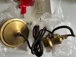 Pottery Barn Light Fixture Classic Cord Pendant Antique Brass 7761208 New. Fixed Price $68.00.