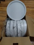 Lot Of Led 7" Inch Wide Ceiling Mount Light Fixture 3000K-4000K-6500K & 100W. Fixed Price $40.00.
