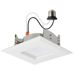 Satco 6.7W Led Downlight Retrofit 4" Cct Selectable Square White - S11820R1. Fixed Price $24.99.