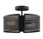 13 In. Generation Lighting Axel 2 Black Semi-flush Mount Fixture. Fixed Price $39.99.