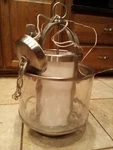 Progress Lighting Bay Court Collection 1-LIGHT Brushed Nickel Foyer Pendant. Fixed Price $99.95.