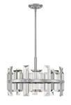 Fredrick Ramond FR39214 Odette 6 Light 24"W Drum Chandelierwith - Nickel. Fixed Price $1529.15.