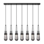 Innovations Milan 7LT 4" Cord Linear Pendant, Bk/sm 127-452-1P-BK-G452-4SM. Fixed Price $2345.20.