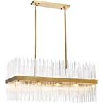 Zeev Lighting CD10406/24/P-AGB Citadel Mini Chandelier Aged Brass. Fixed Price $2258.00.