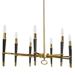 Dainolite Langford 8-LT Incand Horiz Chandelier, Bronze LAN-408HC-VB. Fixed Price $699.99.