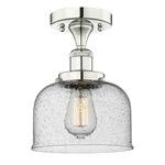 Innovations Lighting 616-1F-9-8 Bell Semi-flush 8"W Nickel. Fixed Price $165.00.