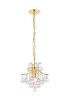 Elegant Lighting Toureg 12" 3 Royal Crystal Chandelier. Fixed Price $202.00.