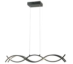 Origin 21 Irvington 2-LIGHT Black Led Frosted Glass Acrylic Metal Chandelier Nib. Fixed Price $119.71.