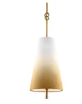 Feiss Tori 1-LIGHT Bali Brass Mini Pendant. Fixed Price $130.00.