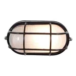 Access Lighting Nauticus 1-LIGHT Black Outd Bulkhead Light, Frosted Glass Shade. Fixed Price $14.99.