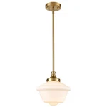 Samteen Modern Gold Pendant Light Schoolhouse Fixture 10-INCH White Gla.... Fixed Price $154.23.