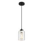 Cafulam Modern Black Farmhouse Pendant 1 Pack, Glass Light. Fixed Price $41.99.