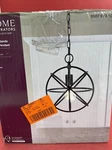 Home Decorators Collection Sarolta Sands 1-LIGHT Black Orb Cage Pendant. Fixed Price $35.00.
