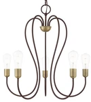 Livex Lighting 41365 Lucerne 24"W Abstract Chandelier - Bronze With. Fixed Price $279.96.