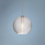 Besa Kristall 6" Wide Clear Pendant - Made To Order. Fixed Price $364.50.
