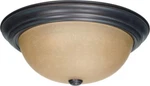 Signature 3 Light Led 15.25" Mahogany Bronze Flushmount Ceiling. Fixed Price $47.99.