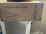 Ohniyou 52" Low Profile Ceiling Fan With Light, App/remote, Quiet Dc Motor. Fixed Price $69.95.