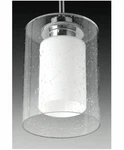 Progress Lighting P500019-015 8"W Mini Pendant W/frosted & Seeded Glass. Fixed Price $74.97.