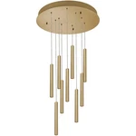 Afx Inc. ELIP01L30UDSBRND9 Light 24 Inch Satin Brass Pendant Ceiling. Fixed Price $1078.00.