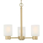 Westinghouse 6126900 Sylvestre 3 Light 18"W Chandelier - Brass. Fixed Price $94.74.