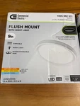 Commercial Electric 9" Led Color Changing Dimmable Flush Mount Ceiling Light. Fixed Price $18.99.