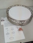 Vicnie 14" 20W Deco Led Flush Mount Dimmable Fixture. Fixed Price $56.89.