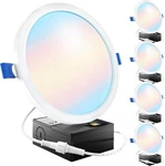 Sunco 6 Inch Led Recessed, Canless Ceiling Lights Slim W/junction Box - 4 Pack. Fixed Price $36.83.